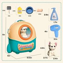 JIAKORA HERSITY Valigia veterinaria Valigia da dottore per cani Bambini Ragazze 3 anni Idee regalo, set da gioco veterinario Salone per cani Giocattolo regalo Giocattoli per bambini da 4 5 6 anni Ragazzo Ragazza
