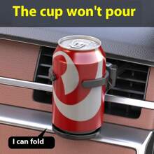 Foldable Car Cup Holder, Multifunctional Cup Holder & Ashtray, Car Air Vent Cup Holder