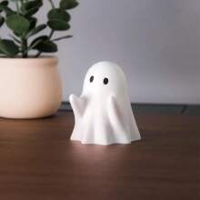 1 pièce/2 pièces Porte-crayon fantôme anime effrayant et mignon d'Halloween, porte-crayon fantôme en résine, décoration de bureau ludique, décorations/cadeaux sans électricité pour les fêtes (finition soignée), cadeau préféré pour les fêtes, porte-crayon fantôme anime d'Halloween créatif pour le stockage sur le bureau, décorations pour la maison, décorations d'Halloween, décorations d'automne, décorations de chambre