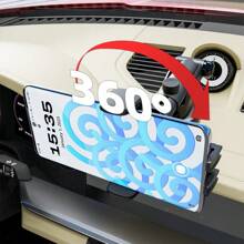 1 Pc Suction Cup/Air Vent Clip Multi-Function Vehicle Dashboard Holder - Navigation Bracket - Applicable For Cars, RVs, Trucks And Other Vehicles - High Quality ABS Material - 360° Adjustable, Extendable And Rotatable