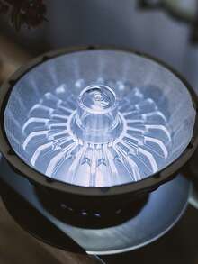 1PC Coffee Filter Paper Assistant For Paragons Filter Cup T1 Filter Paper Press Cone Hot Water Stamping Coffee Accessories - Clear - View 3