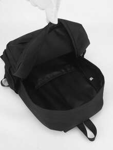 peach tree 1pc Camouflage Backpack, Men's Fashion Green Pattern, Large Capacity Zipper Closure Adjustable Strap, Suitable For Winter Travel Storage Bag Holiday - Multicolor - View 12