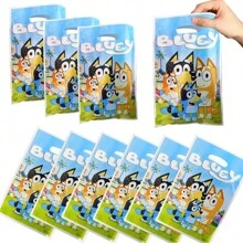Bluey Bluey Party Favor Bags - Adorable And Sturdy Gift Bags For Birthday Celebrations, Themed Events & Special Occasions, Featuring Bluey & Bingo, Perfect For Fans And Adding Playful Style To Parties