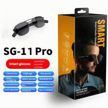 Multiple Styles To Choose From Anti Blue Light Sunglasses With Music Listening, Wireless Headphones, Mobile Phone Smart Glasses, 80mAh+80 Back-To-School Gift, Bi-Cell Men's And Women's 100 Hours Standby Time Long Battery, Sports/Outdoor UV Protection, Voice Control HiFi 9D Sound Effects