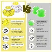 1/2/3/4pcs,Reusable Summer Ice Pack Cold And Hot Use,Cute Pattern Hot Water Bag , Cold PacksTired Eyes,Easy To Carry ,Small&Easy To Store,For Knee Head Leg Relief Pain Ice Bag,Hand Household Items Water Bag