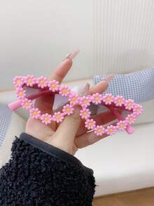 1pc Children's Plastic Frame Glasses, Suitable For Daily Use - Multicolor - View 6