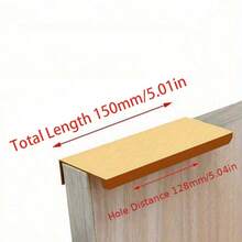 4pcs Stainless Steel Hidden Cabinet Handles, Modern Kitchen Drawer Pulls, Suitable For Cabinets, Drawers, Furniture - Multicolor - View 17