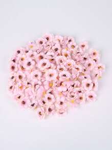 50 piezas/30 piezas Cabezas de flores de margarita artificiales de 3 CM/1.18 pulgadas, flores artificiales falsas, cabezas de flores de margarita artificiales, utilizadas para manualidades DIY, bodas, vestidos, decoración de fiestas, regalos, decoración del hogar, cumpleaños, graduación, decoración de otoño