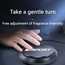 Car Metal SPORT LOGO Air Freshener Solid Perfume Rotating Aromatherapy Car Aromatherapy Machine Decor Fresh Air In The Car