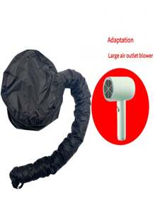 1 pezzo di copricapo regolabile per asciugacapelli in poliestere, intrecciato, inodore, adatto per capelli normali e lisciati, per acconciature, tintura e trattamento dei capelli, portatile, asciugatura rapida