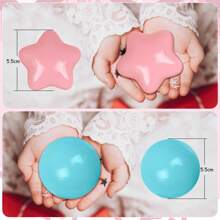 20pcs Star Shaped Ball Pit Balls, 2.17-Inch/5.5cm Soft And Crush Proof Plastic Toy Balls For Kids' Ball Pit, Play Tent, And Pool Fun - Ideal For Children's Playtime And Party Decoration