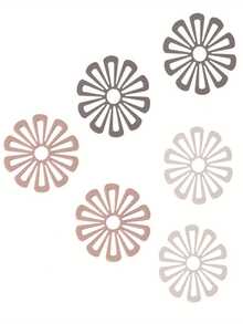 Alfombrilla redonda resistente al calor de silicona suave, base aislante antideslizante, salvamanteles para hogar mesa té café tazón plato, diseño creativo con pétalos - Multicolor - Ver 9