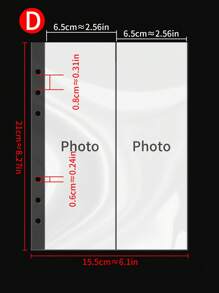 Photo Album With Large Capacity, Celebrity Photo Pages, 3-Inch Photo Album, Movie Ticket & Card Holder, Multi-Size Card Holder, Photo Album, Photo Card Collection Mini Grids Album, Photo Collection Book