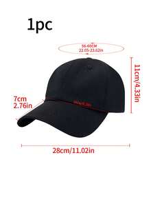 1pc Custom Text Embroidered Hat, Personalized Cap, Vintage Baseball Hat, Gift For New Dad Mom, Gift For Bride, Bachelorette, Fathers Day Gift - Multicolor - View 5