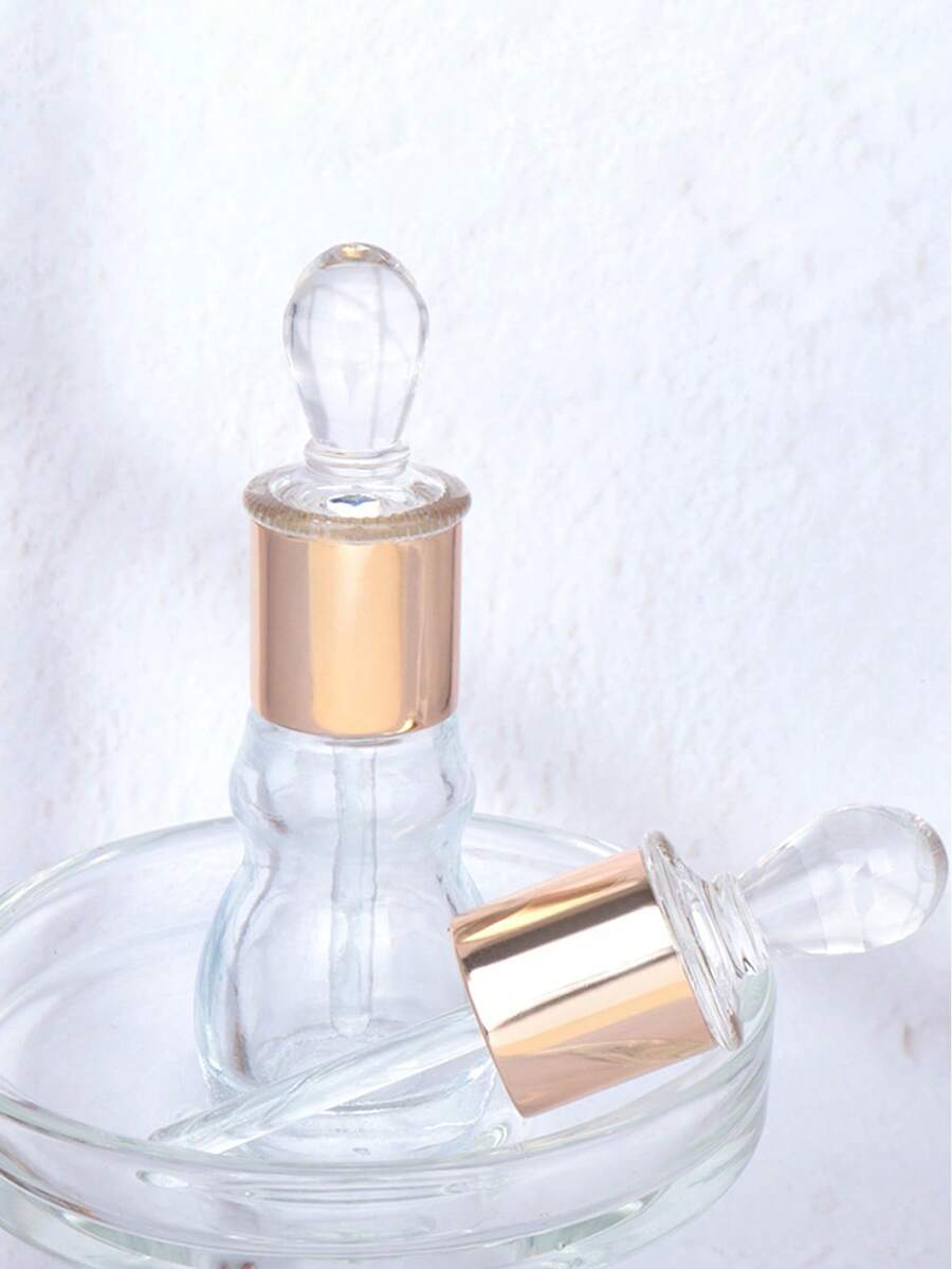 1 个 12ml 葫芦形精油滴管瓶 - 时尚便携式迷你玻璃容器、香水滚珠瓶、防漏便携式芳香疗法配件、DIY 化妆品容器，非常适合随身携带（样品/补充瓶） - 彩色 - 查看 1