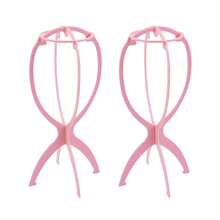 假发架，假发头，6 件/3 件/2 件/1 件旅行假发架用于造型可折叠假发架便携式假发架假发支架假发架适用于女士多头假发 - 彩色 - 查看 16