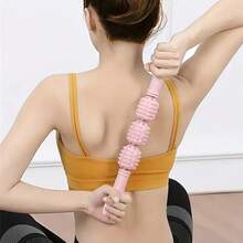 1pc Massage Stick, Wolf Teeth Roller, Muscle Massage Foam Roller For Fitness, Leg & Calf Muscle Relaxation, Yoga Stretch - Multicolor - View 7