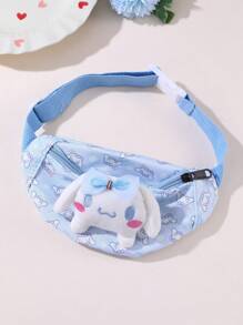 Sanrio 1pc Sanrio Character Cartoon Kids Waist Bag, Cute Preschool Backpack Cross-Body Bag For Boys And Girls