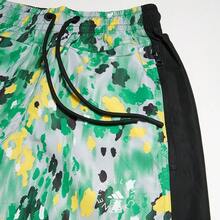 Adidas Spring/Summer Printed Loose Sports Pants Women's Woven Jogger Pants With Drawstring HI6064 - Black/Green - View 3