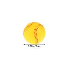 High-Quality Handmade Baseball, PVC Shell Rubber Lining Soft Baseball Softball Safety Training Practice Bat