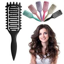 Cepillo definidor de rizos, cepillo para cabello rizado, cepillo de estilo para definir rizos, para peinar y dar forma a los rizos en todos los estilos de cabello para reducir el jalón, cepillo de cabello, peine, herramientas de cabello, productos y accesorios de cabello para barbería, salón de belleza y viaje