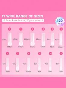 60 Stück wiederverwendbare Zehennagel-Formen aus Polygel, quadratische Form, lang, zum Aufdrücken auf die Zehen, glänzende Oberfläche mit vorgezeichneter französischer Linie für DIY Nagelkunst, Salon-Qualität Acryl-Nagelextensions