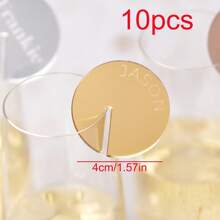 2/10/20/50/100 Pcs Custom Wine Charm With Names, Wedding Name Place Card Ideas Glass Marker Wine Charm Wedding Drink Tags Cocktail Champagne Charms Drink Label Glass Charm Place Setting, Multi-Functional, Durable, Ornamental, Reusable, Exquisite, Stylish, High-Quality, Colorful, Modern, Custom, Personalized, Unique, Home, Garden, Office, For Anniversaries, For Valentine's Day, For Mother's Day, For Birthdays, For Father's Day, For Graduation, For Weddings, For Housewarming,Vacay Vibes,Graphic Print