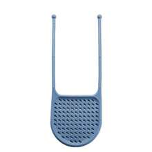 1pc Bendable Sink Edge Sponge Drain Rack, Storage Rack, Tie-On Basket Hanging Rack - Multicolor - View 8