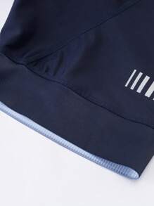 HISERWA [Breathable Fabric] Men's High-Elasticity Cycling Shorts - Breathable POLYAMIDE Quick-Dry, UPF50+,Navy Blue & Black , Perfect For Summer Sports & Outdoor Activities, Biker Shorts
