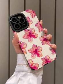 Funda para teléfono, 1 unidad. Funda protectora suave con delicado diseño floral. Compatible con phone 16, 14, 13, 12, 11, 15, 15 Plus, 15 Pro y 15 Pro Max. 1 unidad. - Multicolor 3 - Ver 7