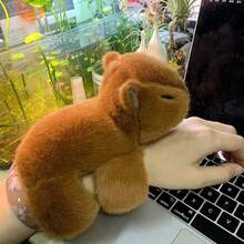 23cm/9.06in Cute Plush Clapping Doll Doll, Capybara Design - Brown - View 6
