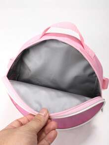 Kids Fashion Backpack & Lunch Bag Set, Unicorn Pattern, Made With Classic Art, Padded Adjustable Shoulder Straps, Zipper Closure, Reusable Lunch Box With Zipper And Handle, Suitable For Boys And Girls - Foundation Butterfly - View 4