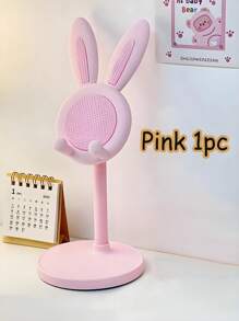 Cute Cell Phone Stand For Desk, Adjustable Bunny Phone Holder - Perfect Student Desktop Companion For Slouchy Days, Desk Accessories, Phone Holder , Valentines Wedding, Birthday Present,Mother's Day,Gift For Mom