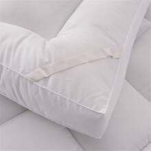 1 Housse de matelas en fibre - Couleur unie, surmatelas moelleux, matelas confortable, printemps, été, automne et hiver quatre saisons confortable - Convient pour la chambre à coucher, l'appartement, la chambre d'hôte, le dortoir