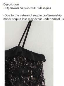 ZEVITY Women's Fashionable Sequin Patchwork Camisole Top For Summer