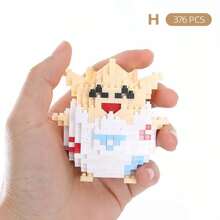 pokemon Small Particle Creative Building Blocks, Suitable For Bedroom Decor, Desktop Ornament, Planter, Birthday Gift, New Year's Gift, Gift For Women/Girlfriend, Study/Office Desk Accessory, Gift For College Students