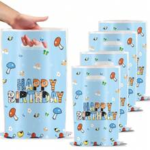 Bluey Bluey Party Favor Bags - Adorable And Sturdy Gift Bags For Birthday Celebrations, Themed Events & Special Occasions, Featuring Bluey & Bingo, Perfect For Fans And Adding Playful Style To Parties