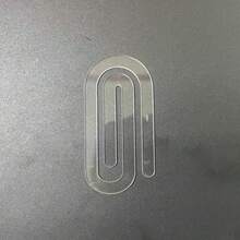 1pc/2pcs Creative New Acrylic Paperclip Bookmark, DIY Notebook File Card Clip, School & Home Supplies - Multicolor - View 9