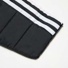 Adidas 女士三叶草设计连帽休闲宽松羊毛上衣，秋冬保暖，HM2612 - 黑色 - 查看 5