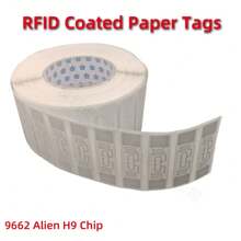10 sztuk RFID UHF Tagi Naklejki 860-960MHz Daleki Zasięg Alien H9 Etykieta Klej Do Sportowego Czasu Wyścig Pojazdu Zasobów Inwentaryzacji