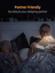 1pc/2pcs Adjustable Brightness & Color Temperature Clip-On Reading Light, Flexible & Portable For Bedside, Bedroom, Book Reading, Available In Black, White, Pink