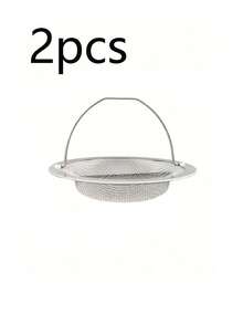 1 件厨房水槽滤网，不锈钢水槽滤网，厨房配件，适用于大多数水槽排水管的食物收集器，钢制水槽滤网篮，适合情人节、情人节婚礼、生日