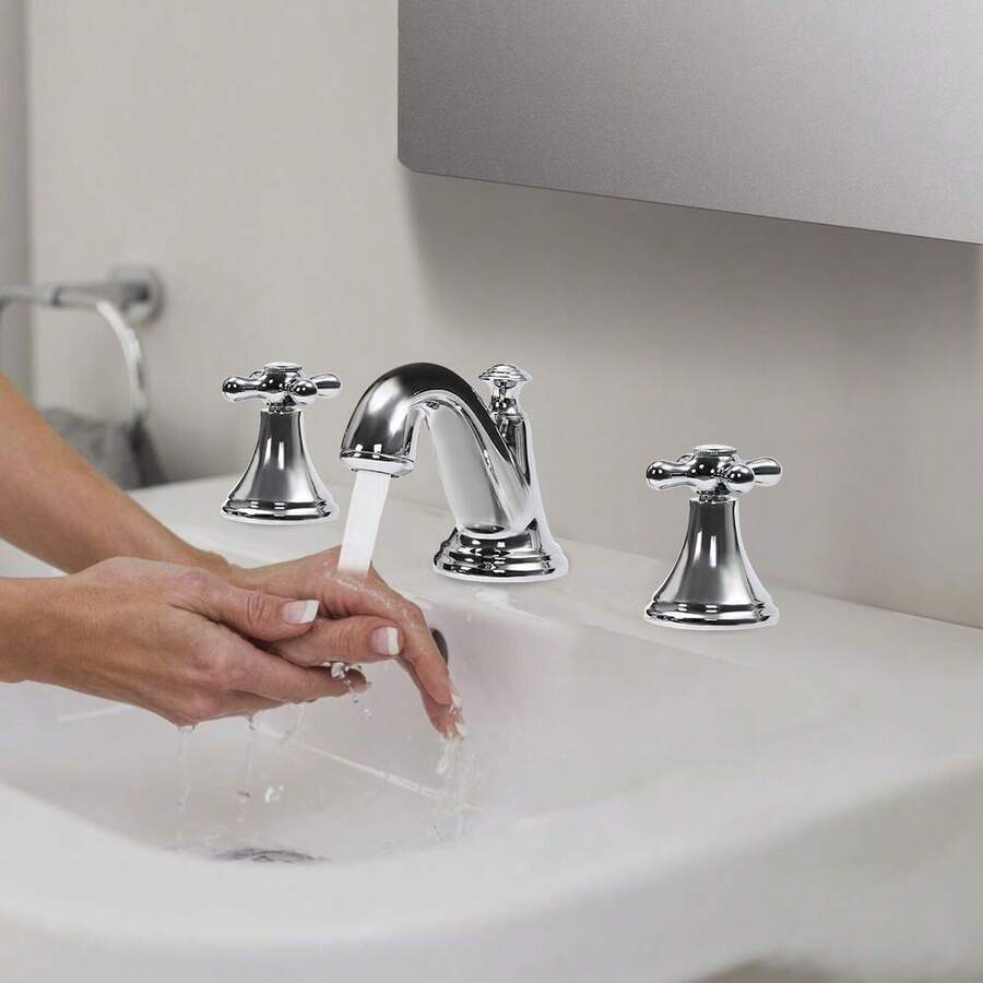 kangten Rubinetti per lavabo - Argento - Visualizzare 1