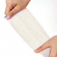 4pcs Elastic Bandages 3/4/6 Inch (7.5/10/15cm), 4.5m/177in Long, Leg Compression Wrap, Ankle, Knee, Abdomen, Wrist Elastic Bandages With Hook And Loop Fastener Gym Accessories Sales Sports Tape - Multicolor - View 7