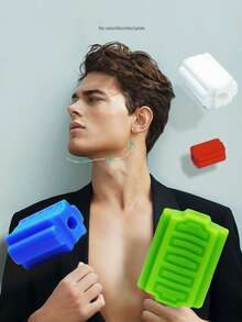 1 pieza / Ejercitador de mandíbula para hombres y mujeres, crea una línea de mandíbula perfecta, hoja de ejercicio de silicona para el rostro y el adelgazamiento facial, entrenador y perfilador de mandíbula de silicona para principiantes, intermedios y usuarios avanzados - Multicolor - Ver 3