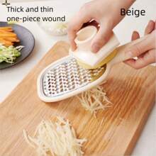 1pc Potato Grater, Carrot Grater, Cheese & Vegetable Chopper, Multi-Purpose Kitchen Peeler - Effortlessly Shred Carrots, Cucumbers, Potatoes, And Other Vegetables. A Practical Kitchen Tool And A Must-Have For Every Household