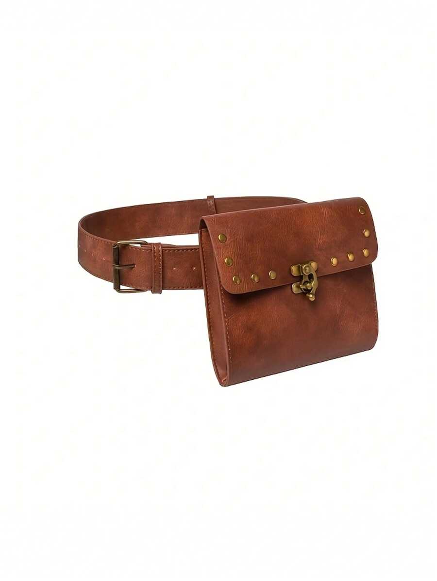 Conjunto de bolsa de cinturón, monedero y falda estilo renacentista para festivales medievales, accesorios de disfraz casual, riñonera y bolsa de cintura para Halloween