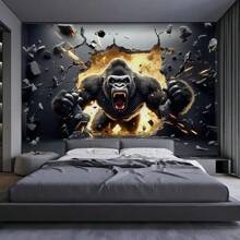 1 Pc Bohemian Tapestry Wall Hanging, Beige White Floral Tapestry With Dotted Daisy Medallion Print Bedroom Boho Hippie Home Decor Rama Decoration Rama Gifts Birthday Graduation