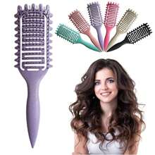 Cepillo definidor de rizos, cepillo para cabello rizado, cepillo de estilo para definir rizos, para peinar y dar forma a los rizos en todos los estilos de cabello para reducir el jalón, cepillo de cabello, peine, herramientas de cabello, productos y accesorios de cabello para barbería, salón de belleza y viaje