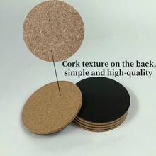 1 Stück runde weiche Kork Tischunterlage, rutschfest, wasserdichter Pflanztopf Untersetzer, multifunktionale Teetassen Matte, Kork Pad, wärmeisolierend & rutschfest